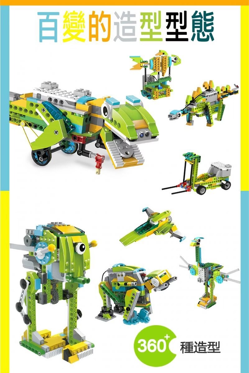 昌兒,程式積木高級教育套組的實品圖