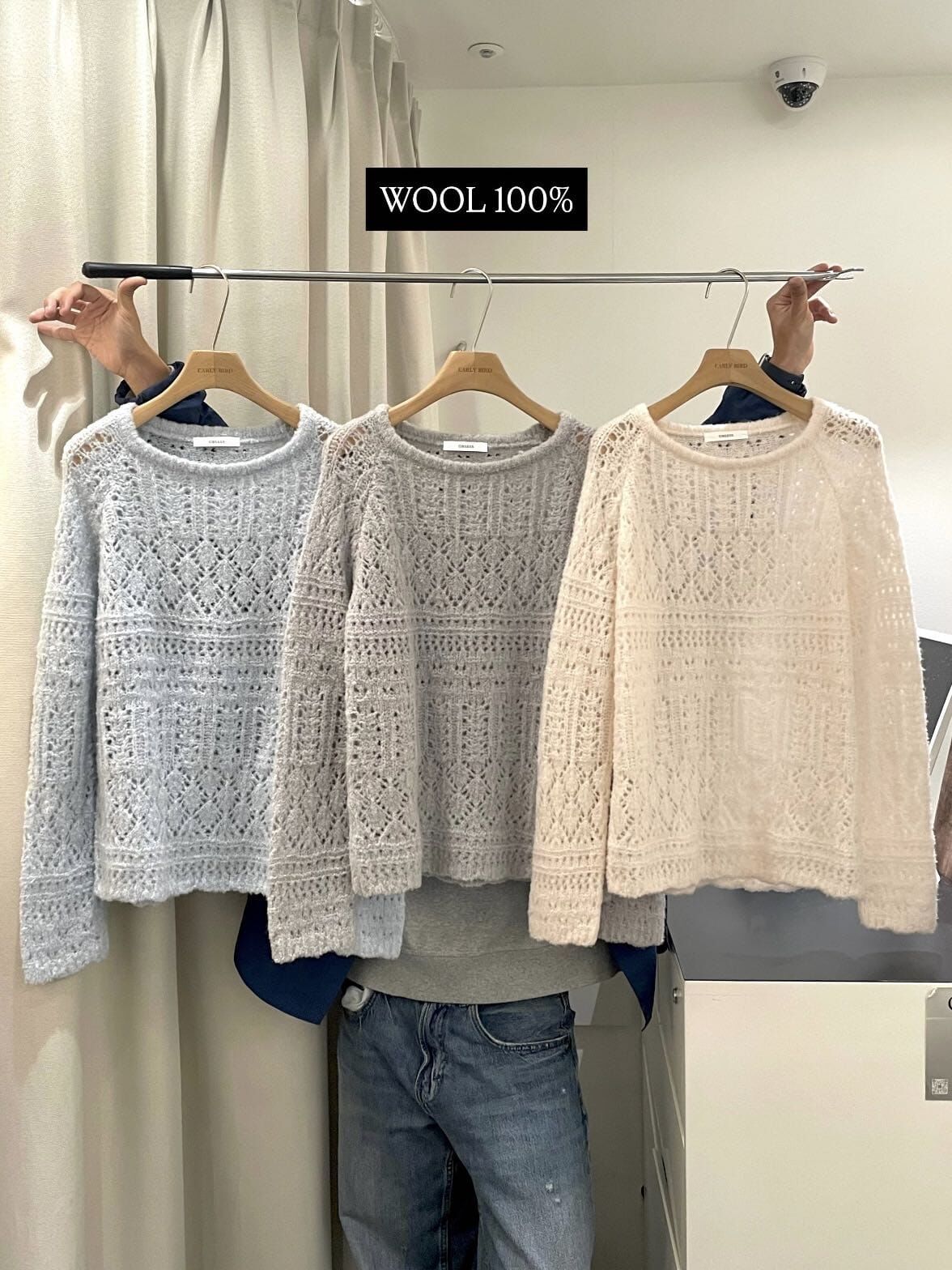 OB5133 鬆軟通花針織衫 *特價* (優惠碼同充值購物金不適用)