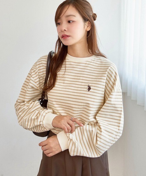 <快速出貨>U.S. POLO ASSN.xWEGO 限定款寬鬆長袖上衣