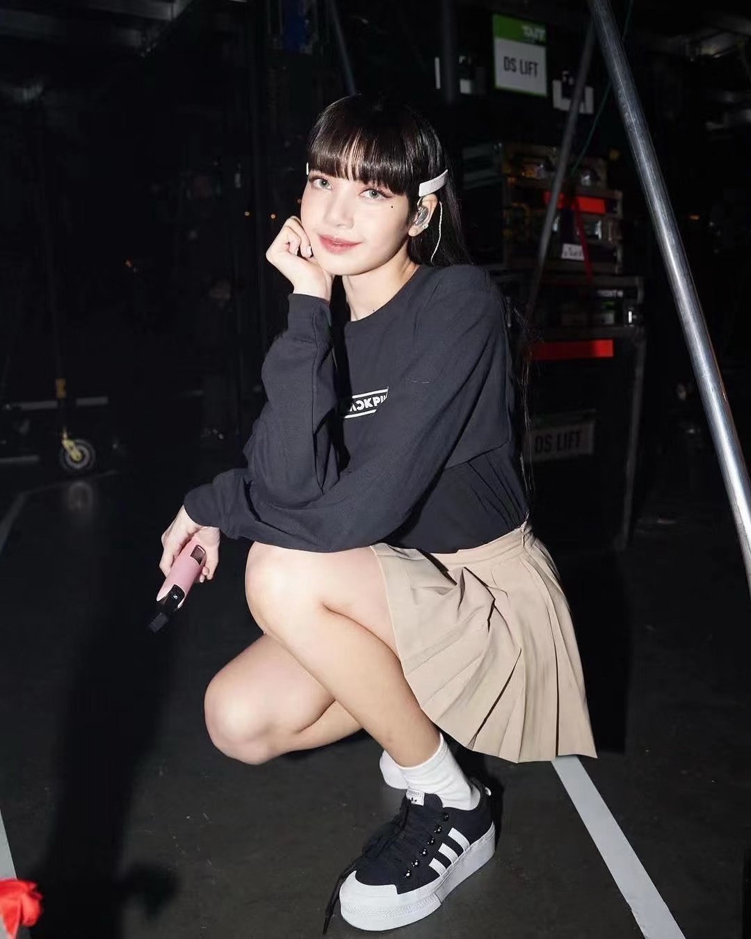 【現貨】Adidas Originals Nizza Platform 防滑耐磨厚底板鞋 黑色 FV5321