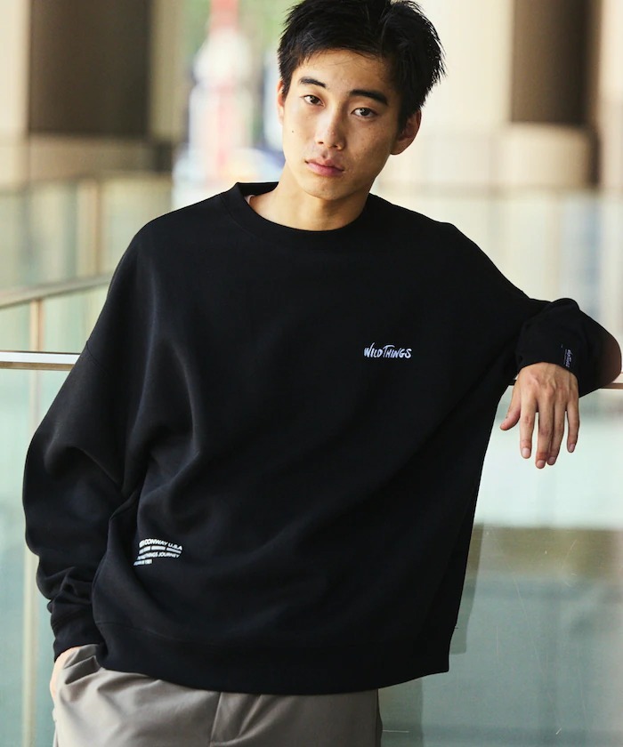 日本 Wild Things x Freak's Store Multi-Print Sweatshirt