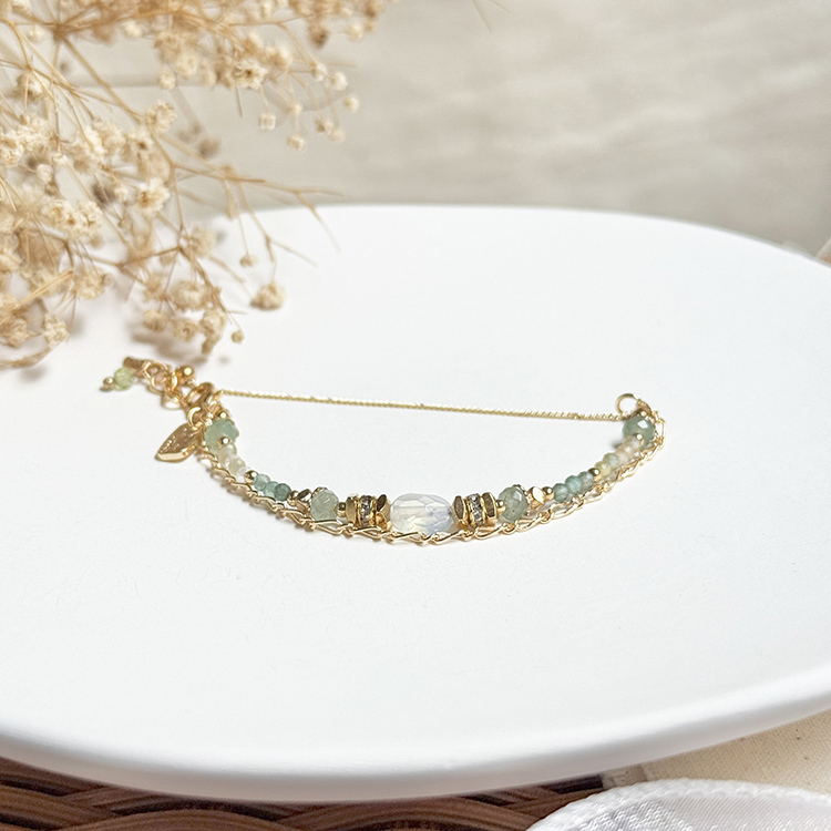 生日花 • 壹月貳肆 • 皇家蕨 – 蛋白石 – 手鍊