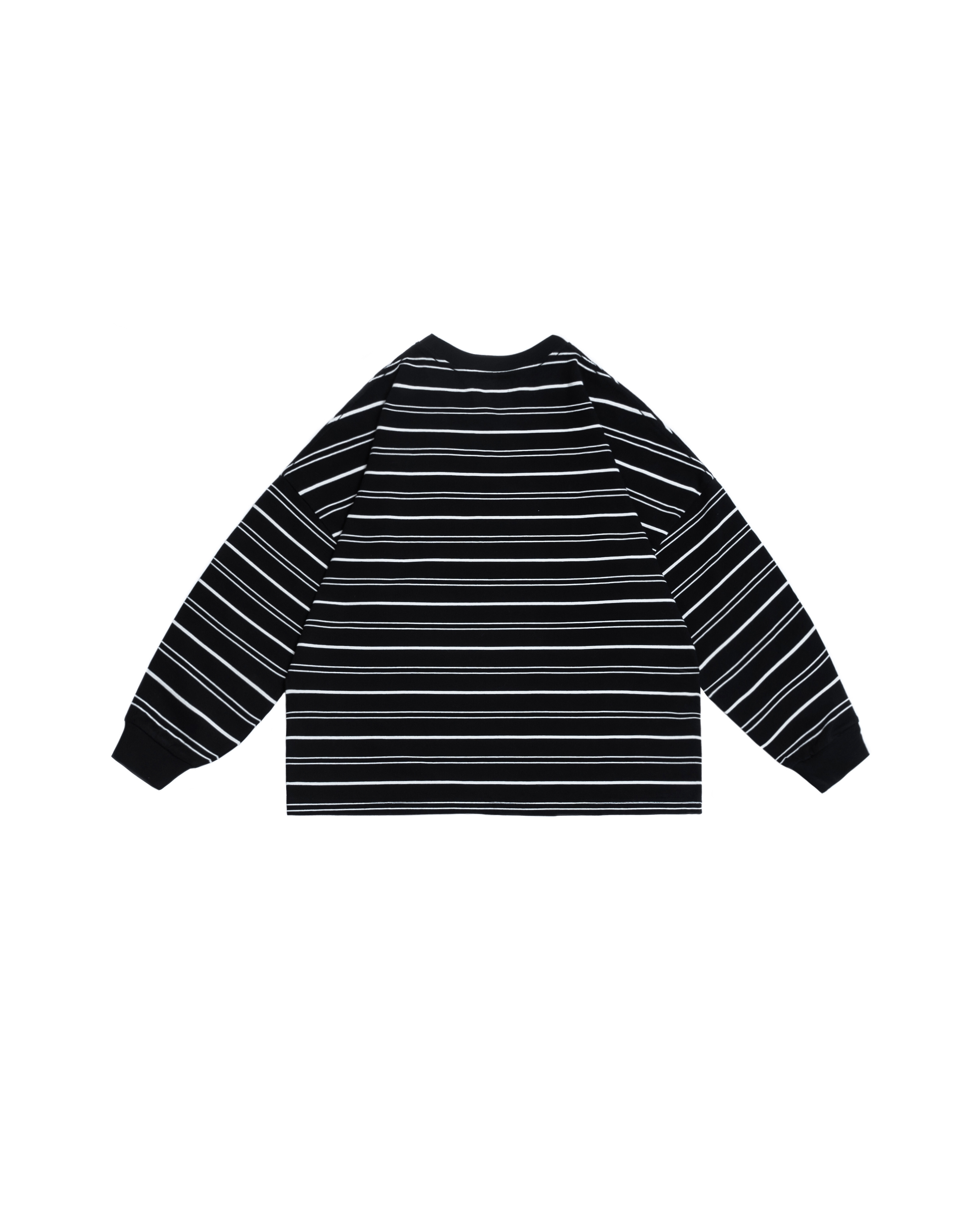 Persevere classic striped L/S T-shirt - Black