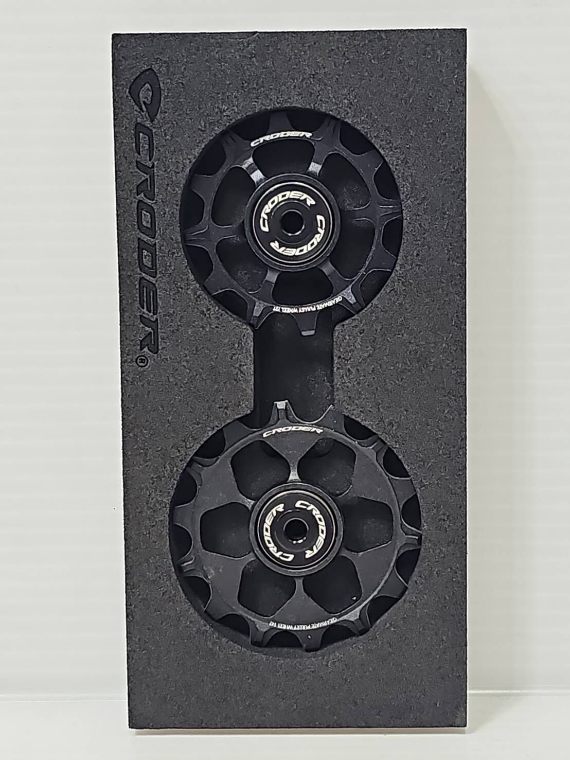 CRODER 12/14T 陶瓷導輪 大導輪 陶瓷培林導輪 黑色款 適用:Shimano R7100 R8100 12S 後變速器用