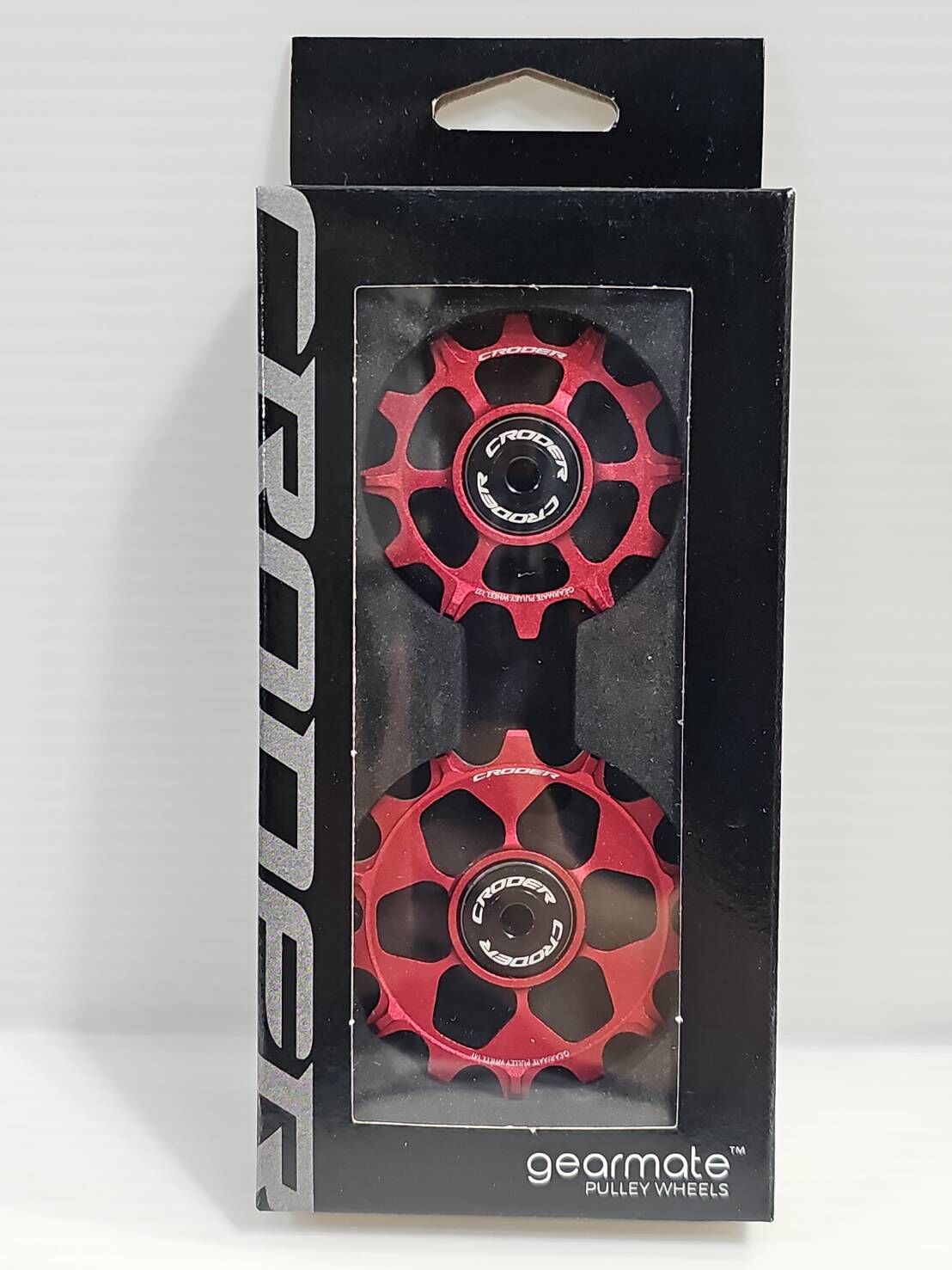 CRODER 12/14T 陶瓷導輪 大導輪 陶瓷培林導輪 紅色款 適用:Shimano R7100 R8100 12S 後變速器用