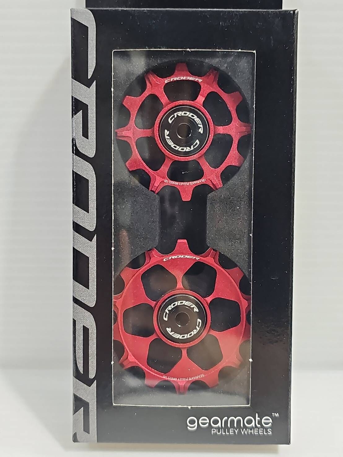 CRODER 12/14T 陶瓷導輪 大導輪 陶瓷培林導輪 紅色款 適用:Shimano R7100 R8100 12S 後變速器用