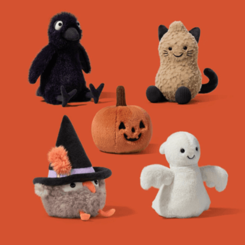 【Pre-Order】Jellycat Halloween Limited Collection 2025 – 20 Spooky Cute Plush Toys