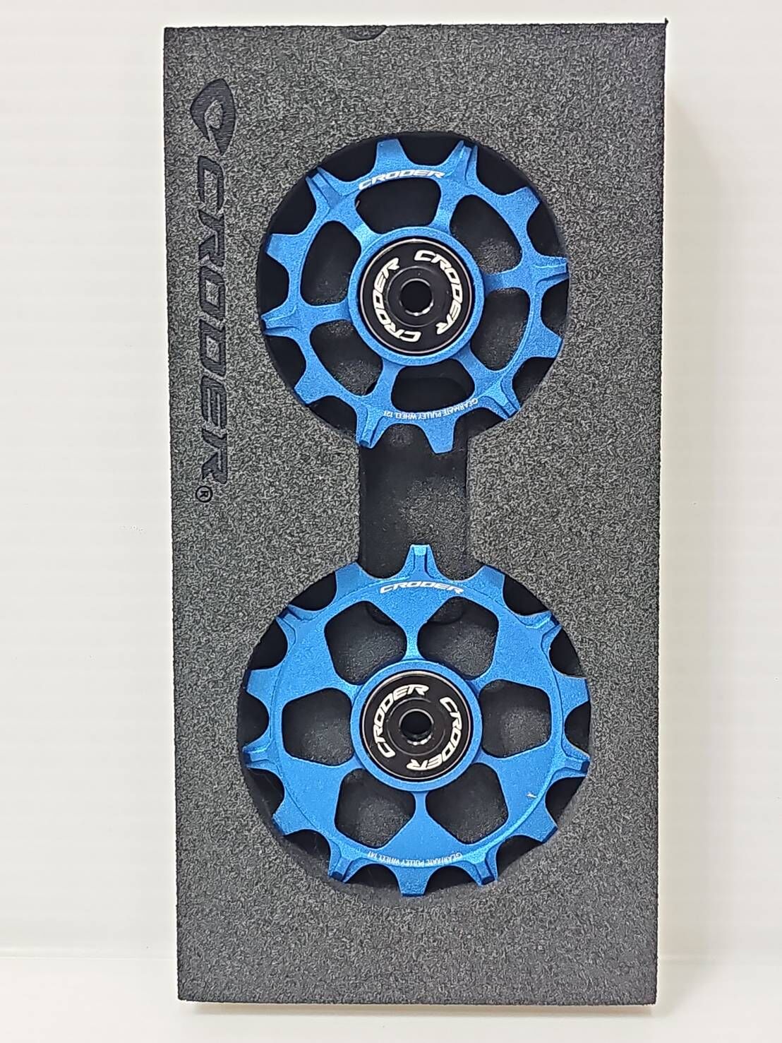 CRODER 12/14T 陶瓷導輪 大導輪 陶瓷培林導輪 藍色款 適用:Shimano R7100 R8100 12S 後變速器用