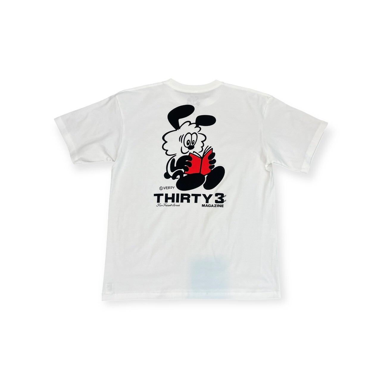 VERDY THIRTY3 MAGAZINE T SHIRT ( 背後紅書 ) SIZE XL