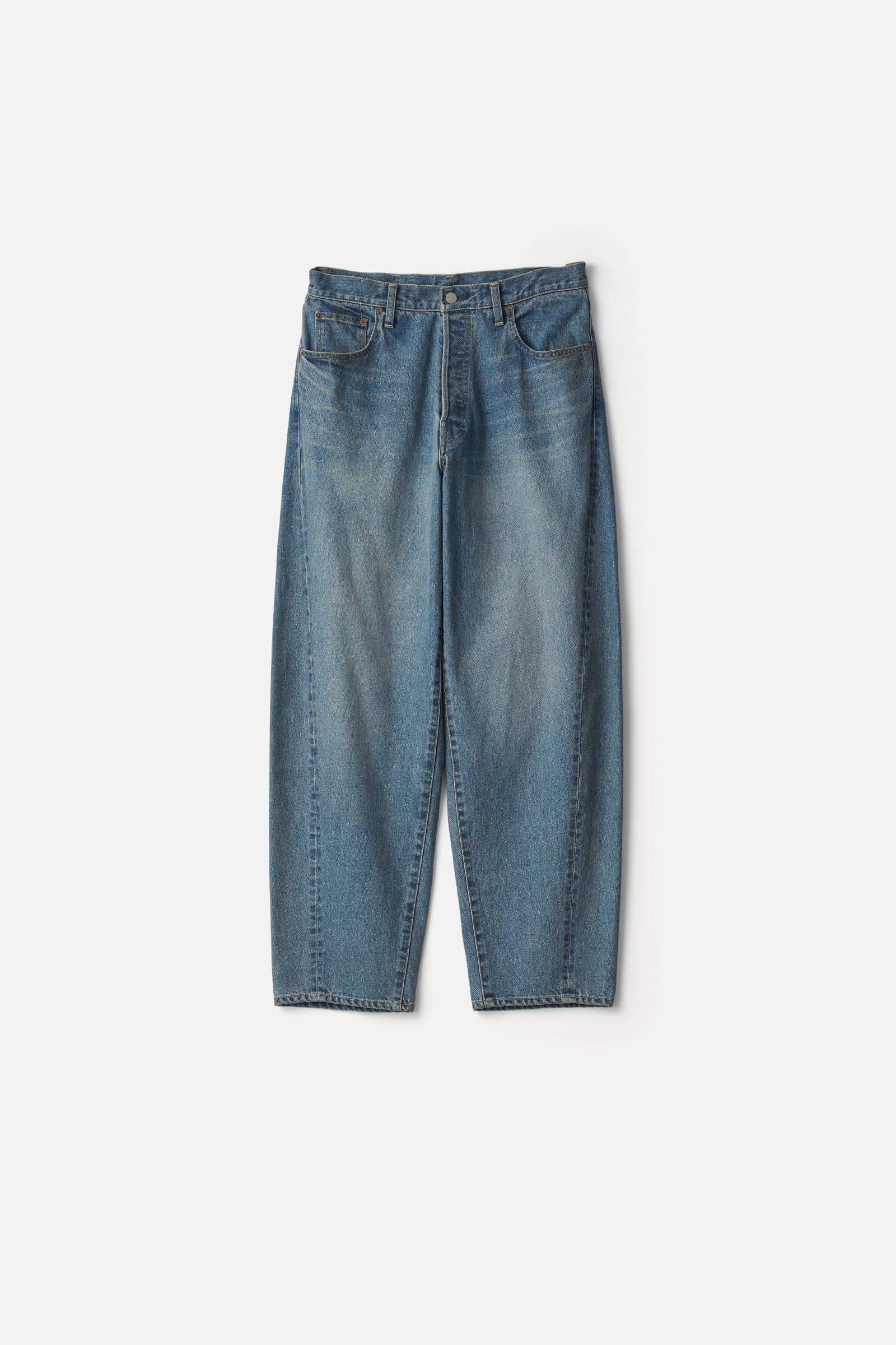 ssstein Twist Seam Baggy Vintage Denim Jeans