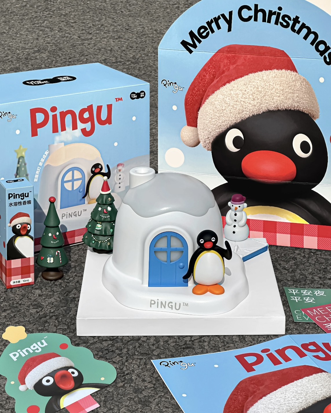 iSNEAKERS | PINGU 企鵝家族 心願雪屋加濕器 小夜燈