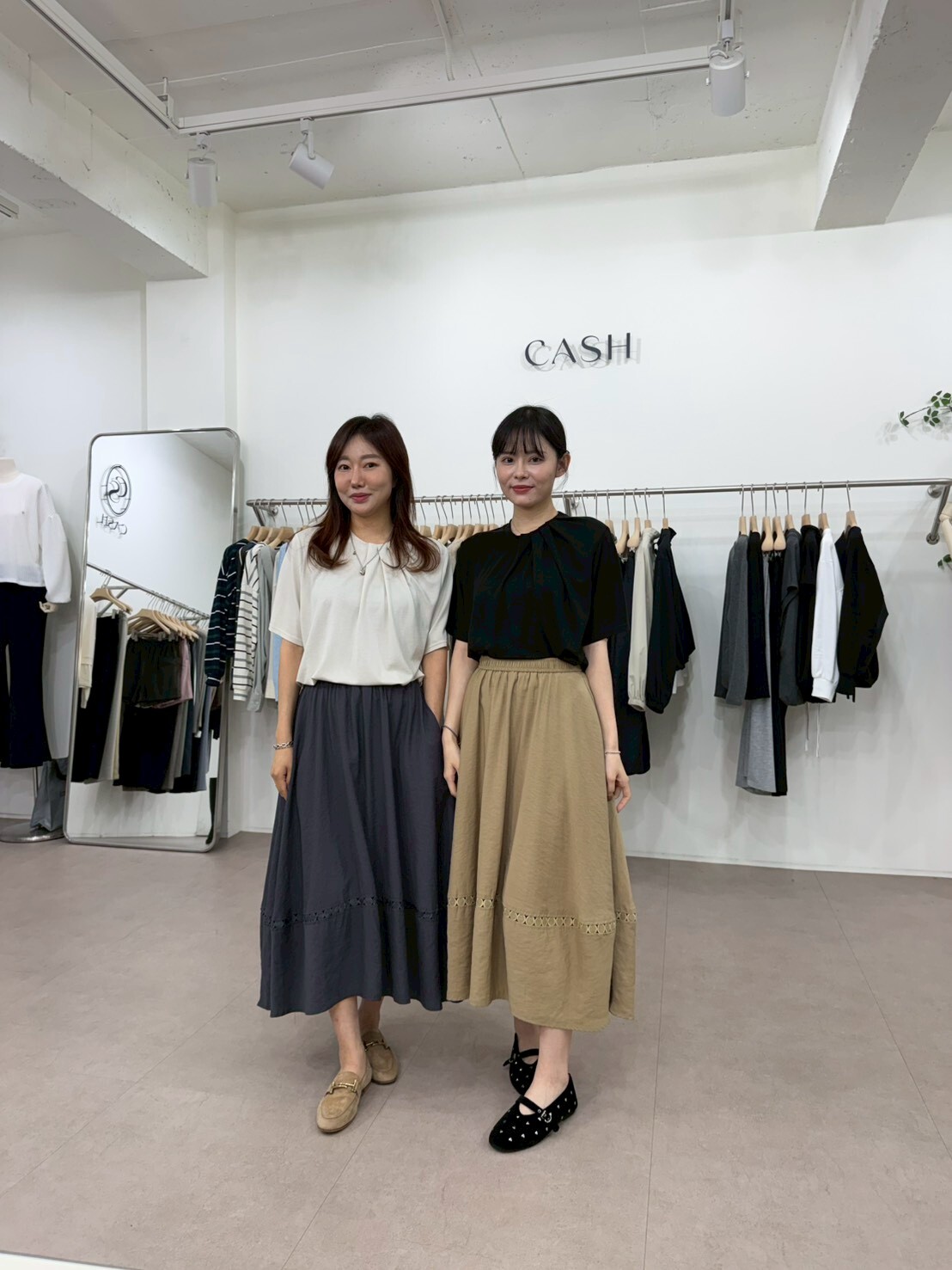 CA5107 民族風鏤空橡筋腰半裙