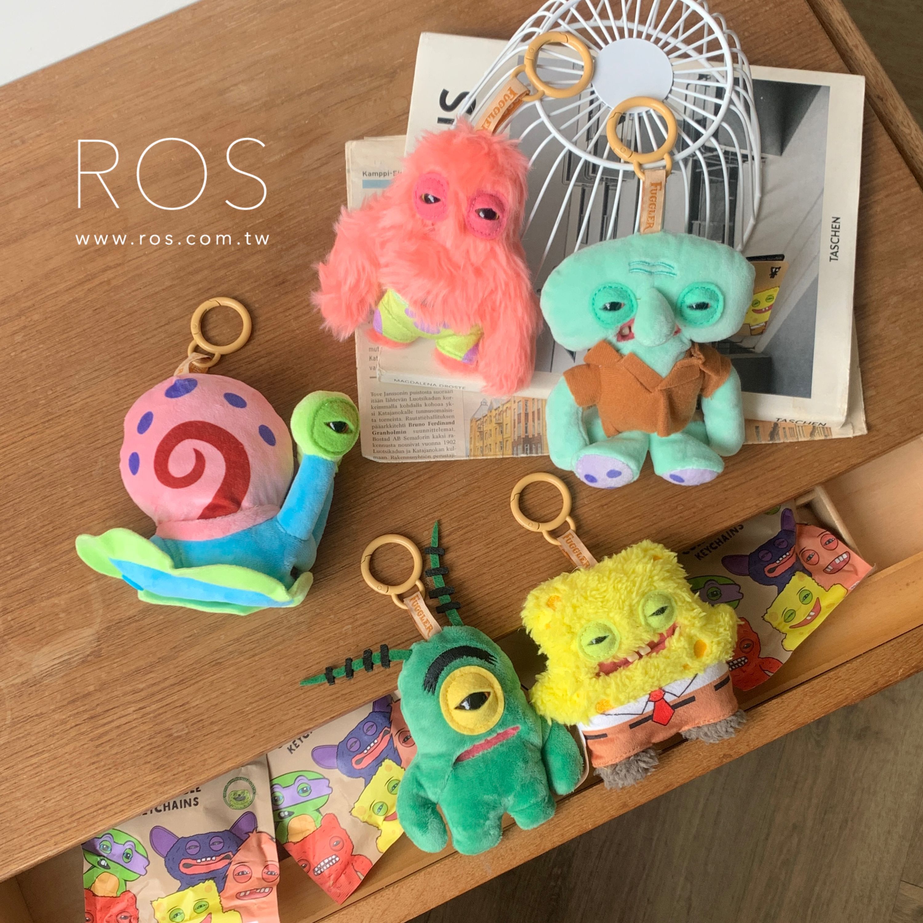 Fuggler 牙齒怪 海綿寶寶 掛飾系列(5kinds)