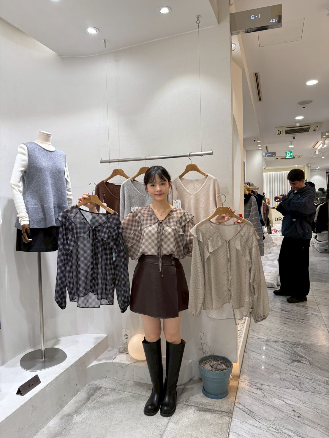 GI5101 甜美氣質荷葉邊上衣