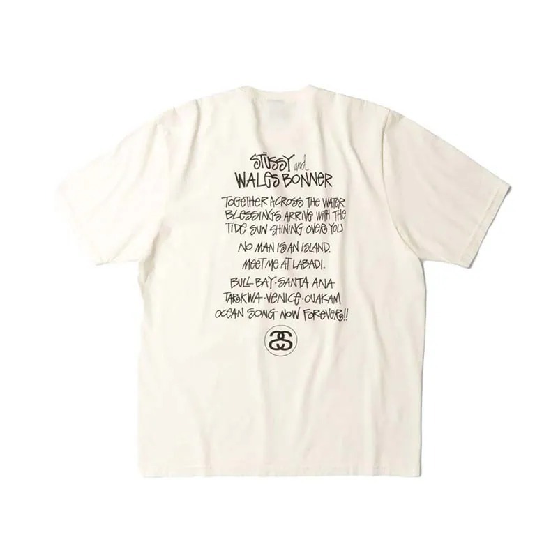 2025AW STUSSY Wales Bonner Ocean Song Tee 聯名 LOGO 熱門款 短T 現貨 3904025