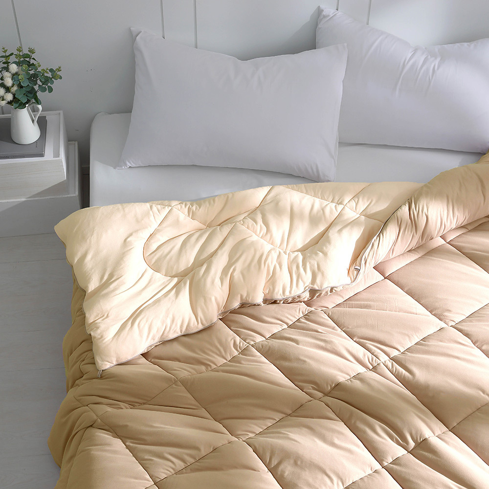 雲朵抗菌被｜可機洗｜棕