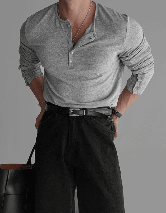 Keritz 亨利領長袖上衣