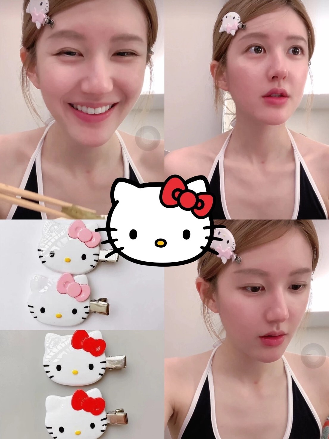 GD 同款 Hello Kitty 髮夾