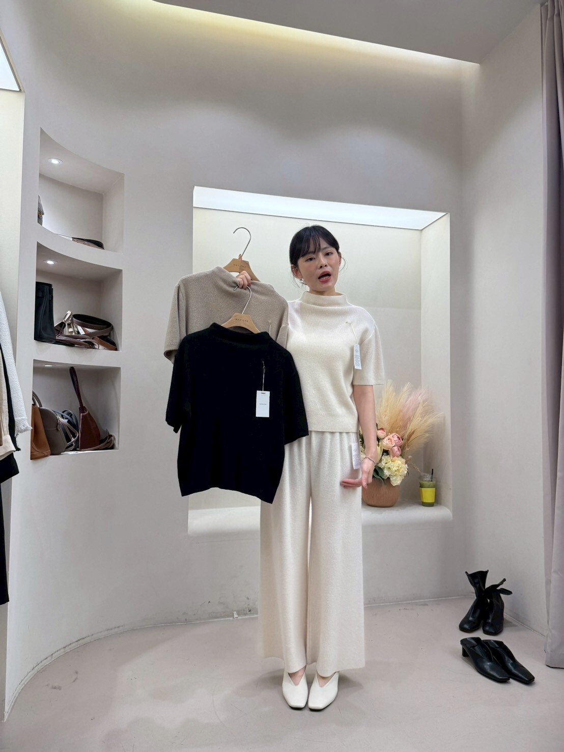 MA5103 混羊毛小立領上衣 (優惠碼不適用)