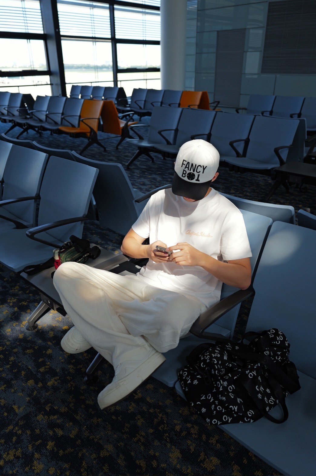 肌理感棉麻長褲