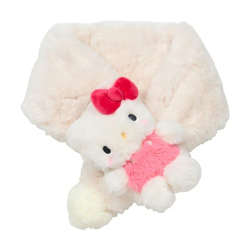 日本 Sanrio 冬日系列 頸巾連公仔