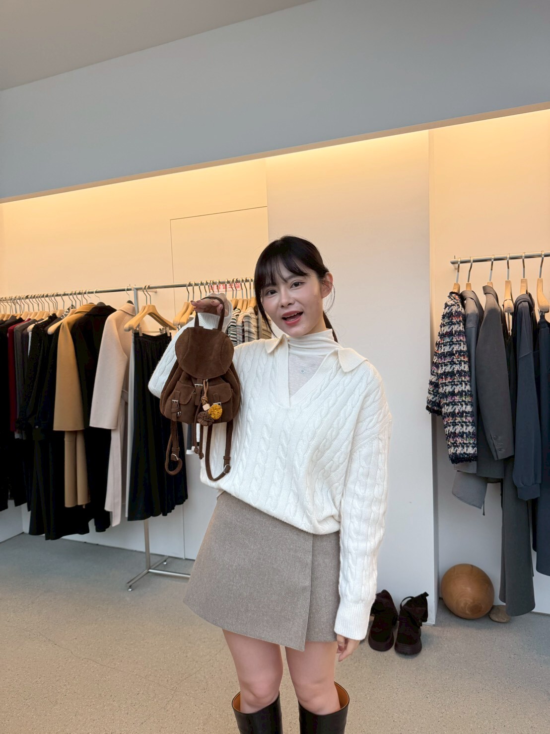 JU5150 麂皮小背心（包含吊飾）