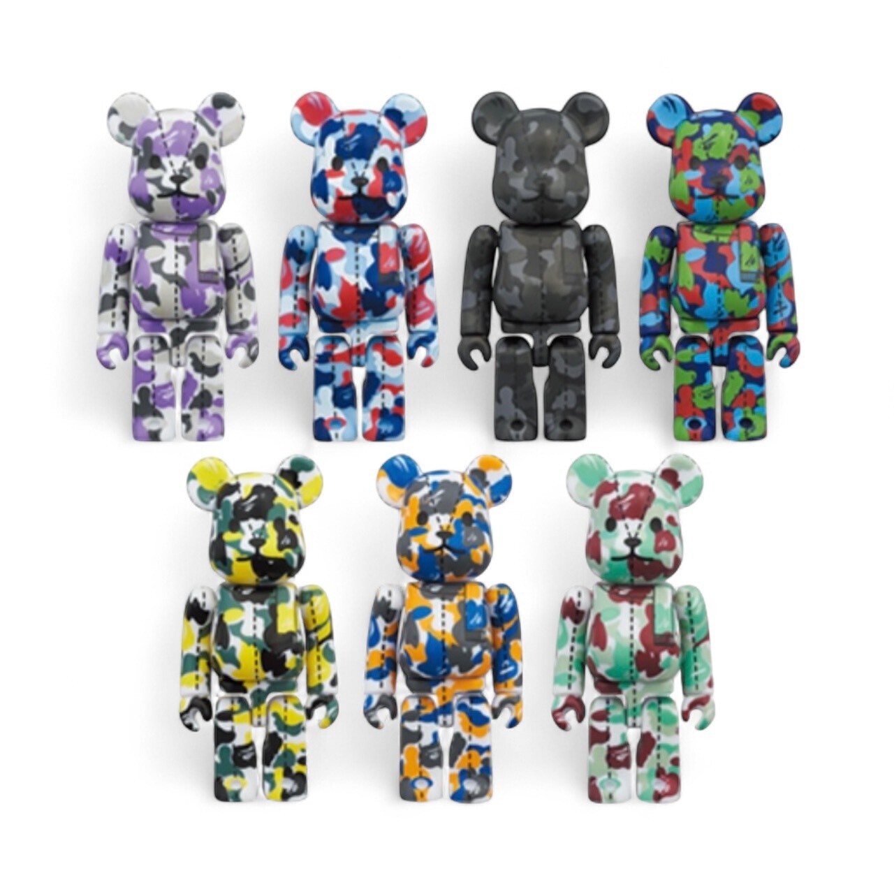 A BATHING APE BE@RBRICK 28 週年 BAPE CAMO 100%