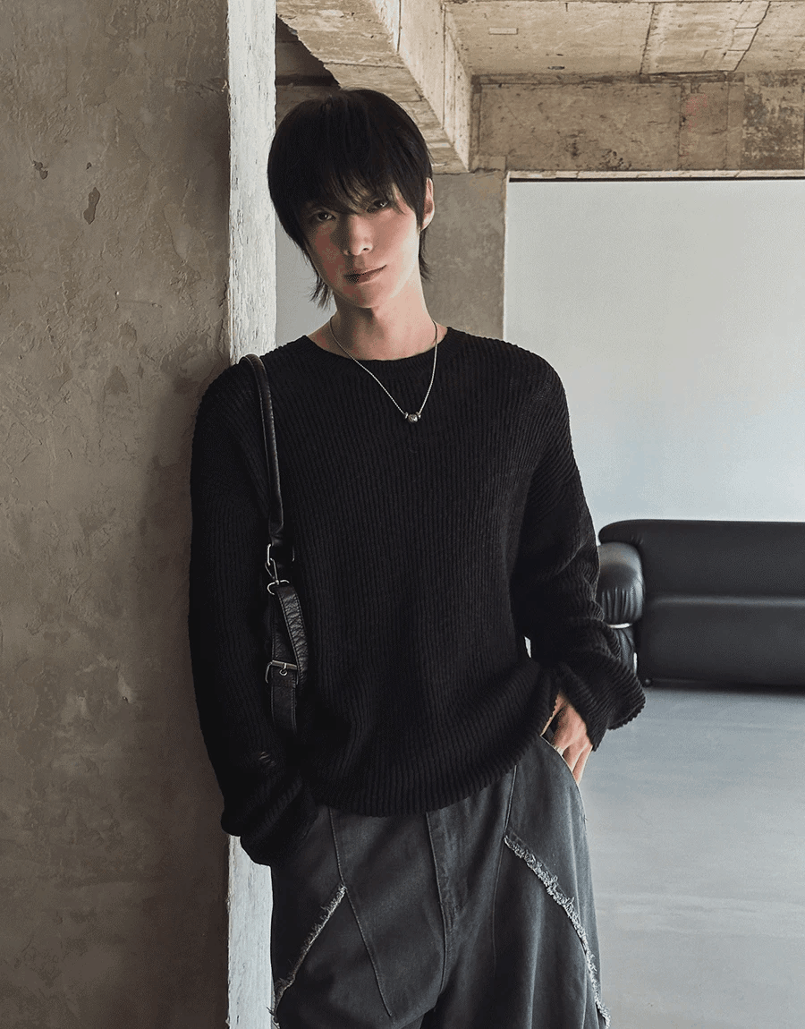 Robed 損傷針織衫