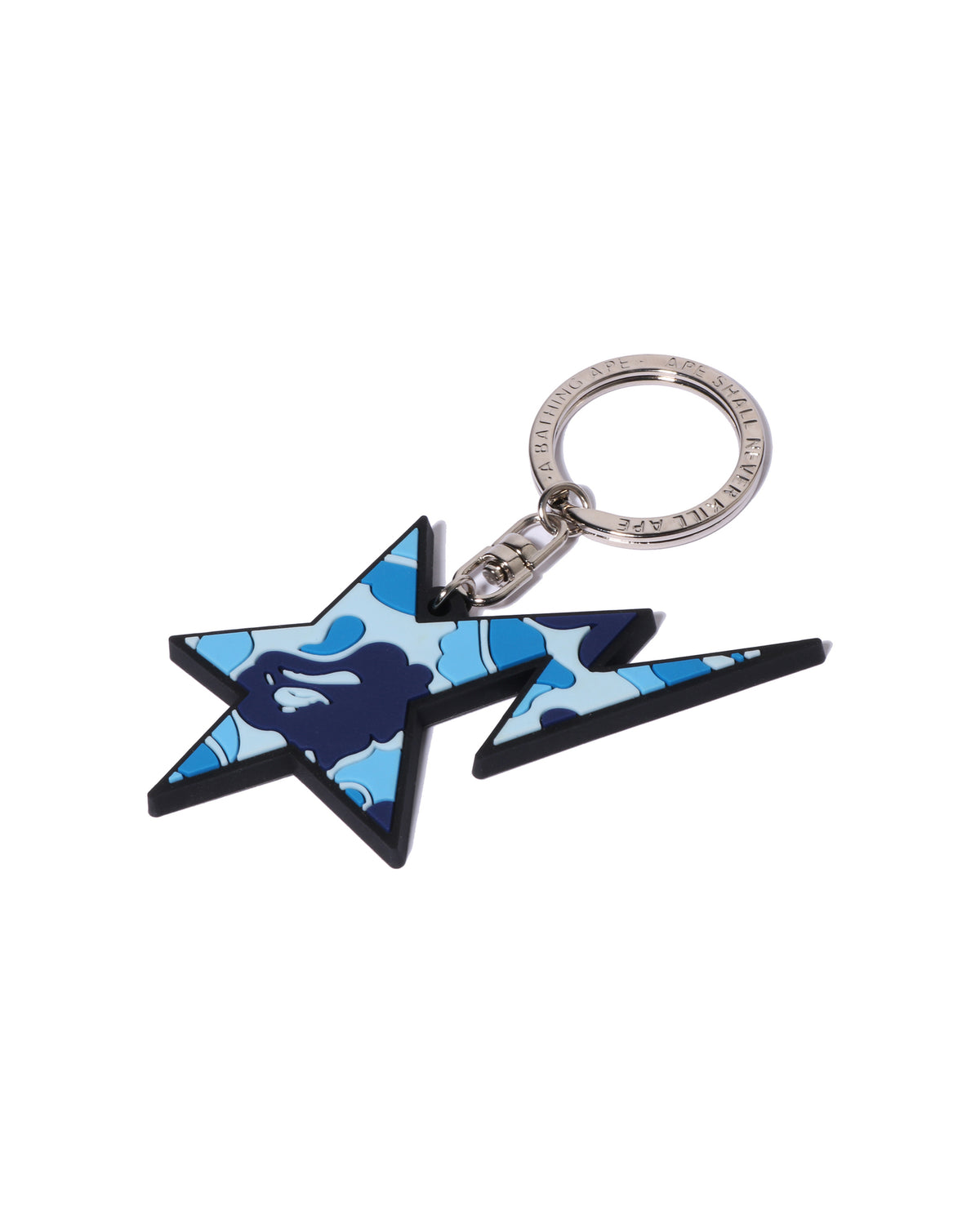 2025AW A BATHING APE BAPE ABC CAMO STA RUBBER KEYCHAIN 流星 吊飾 鑰匙圈 現貨 1L70182028