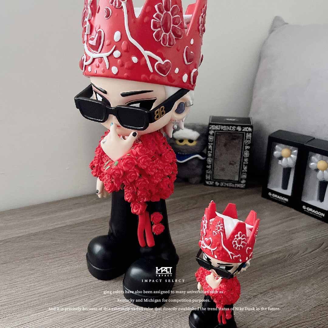 GD 權志龍 紅玫瑰 演唱會造型 私人訂製公仔 36CM 10CM