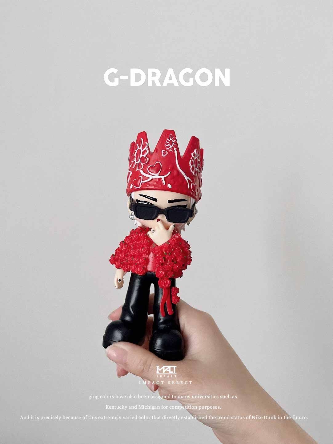 GD 權志龍 紅玫瑰 演唱會造型 私人訂製公仔 36CM 10CM