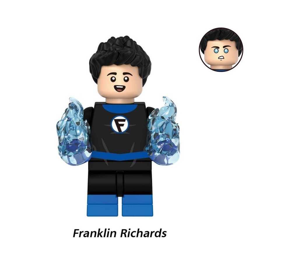 The Fantastic Four Franklin Richards Custom Minifigures Minifigs Fit Lego G0159 GH0442