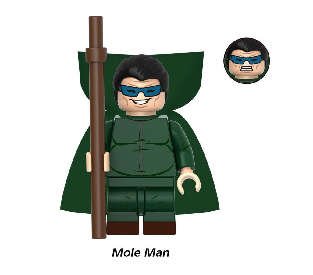 The Fantastic Four Mole Man Custom Minifigures Minifigs Fit Lego G0159 GH0445