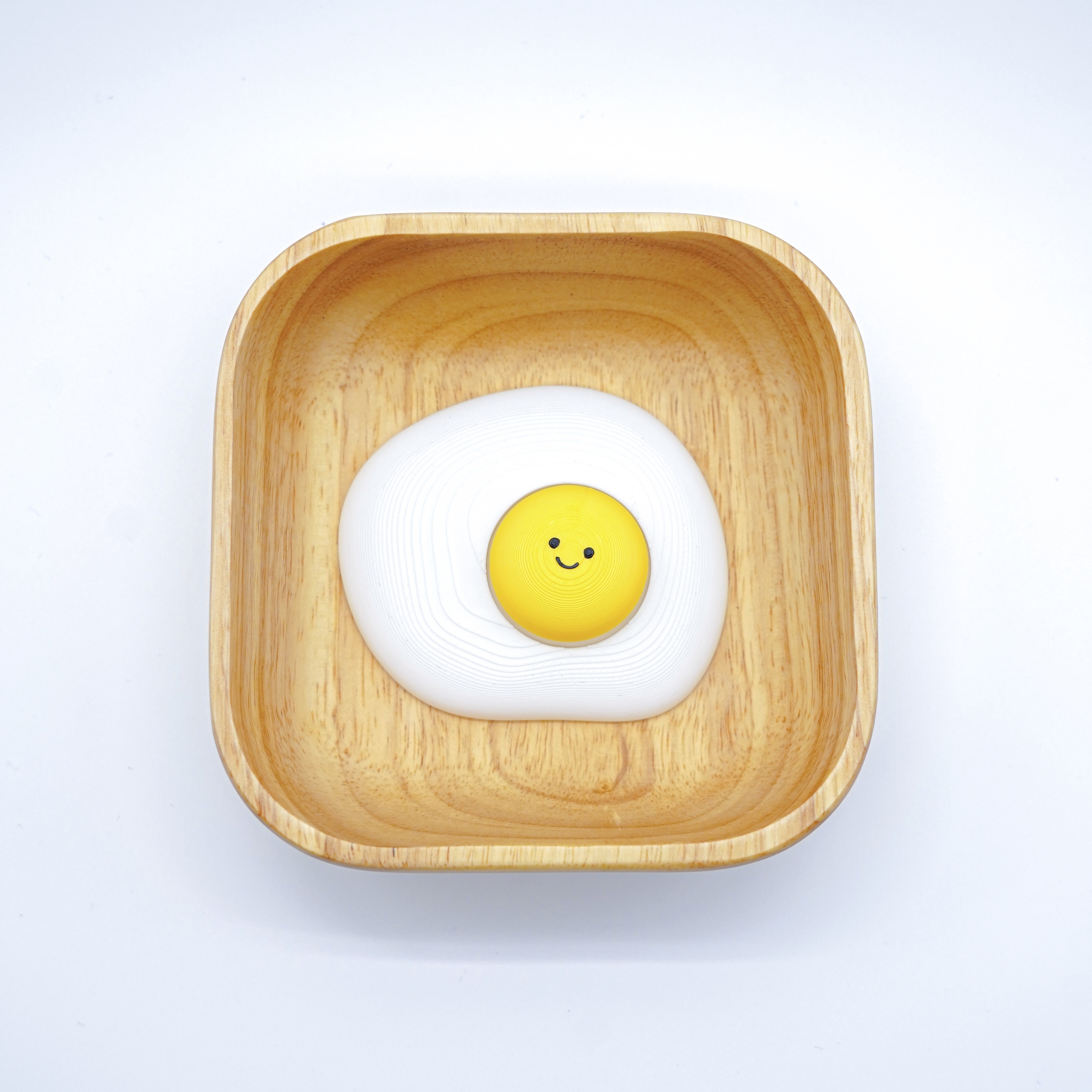 微笑荷包蛋解壓玩具