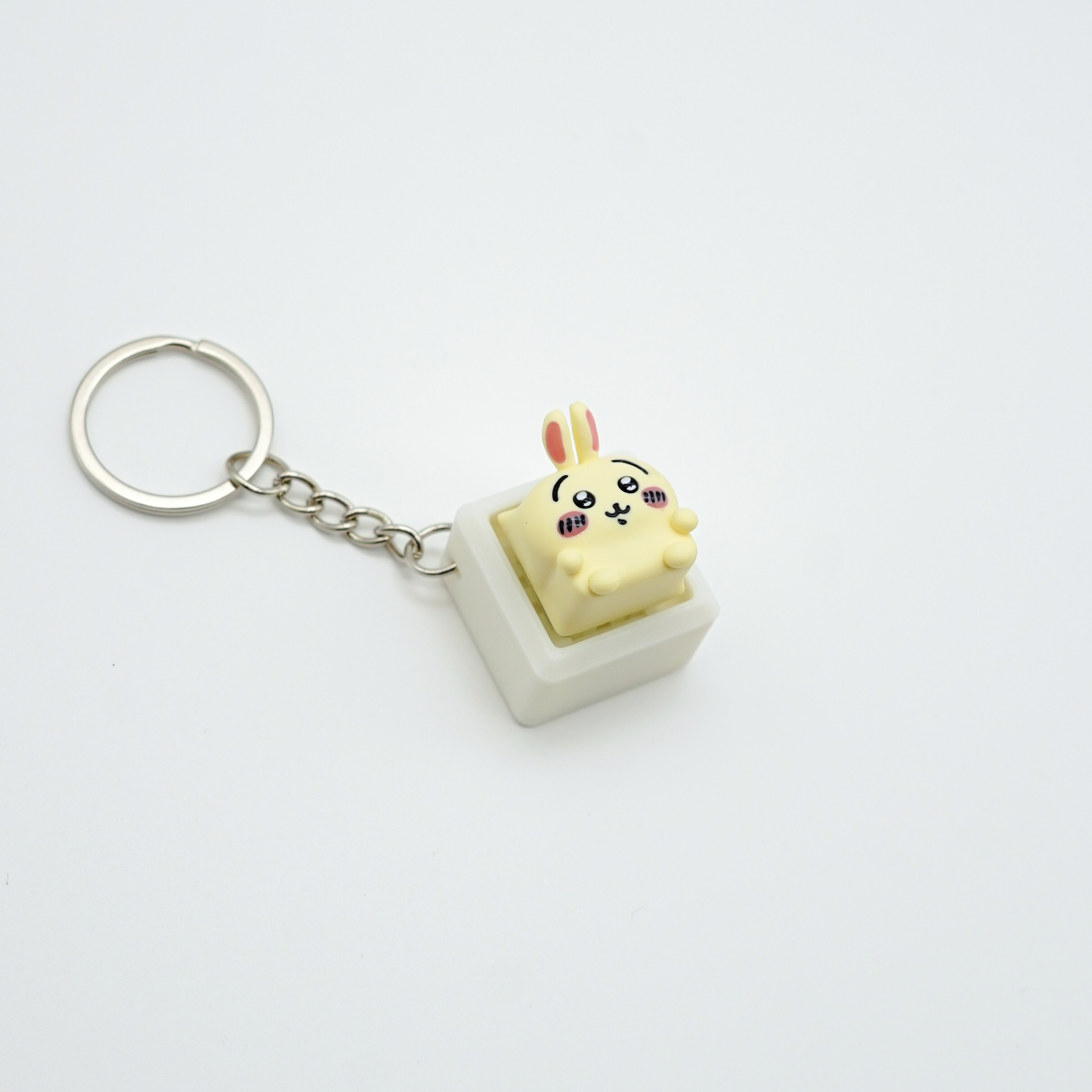 Chiikawa 家族平面印刷鍵帽鑰匙圈