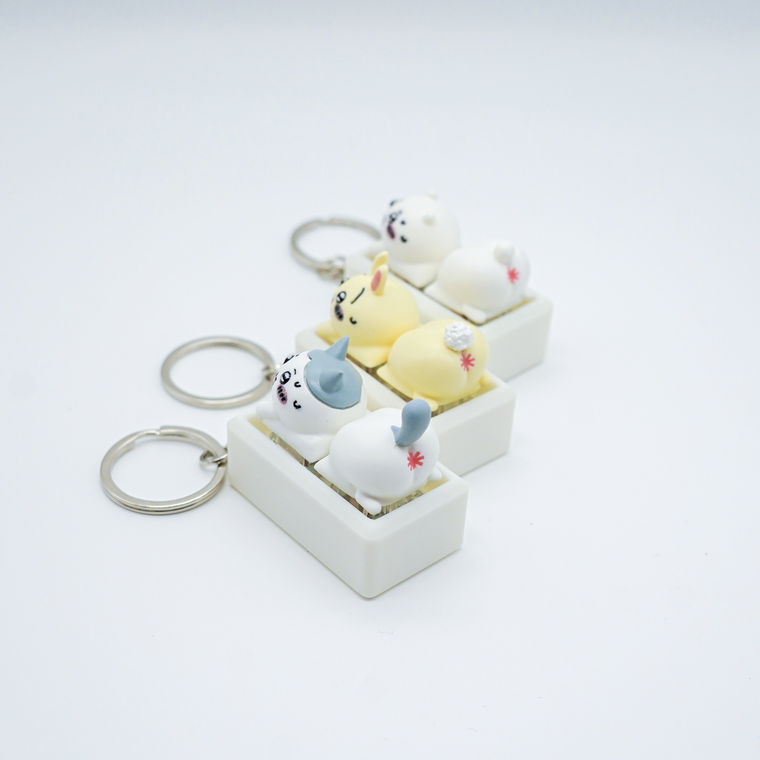 Usagi 和 Hachiware 3D 角色解壓鍵帽