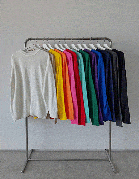 基本款寬鬆針織T卹