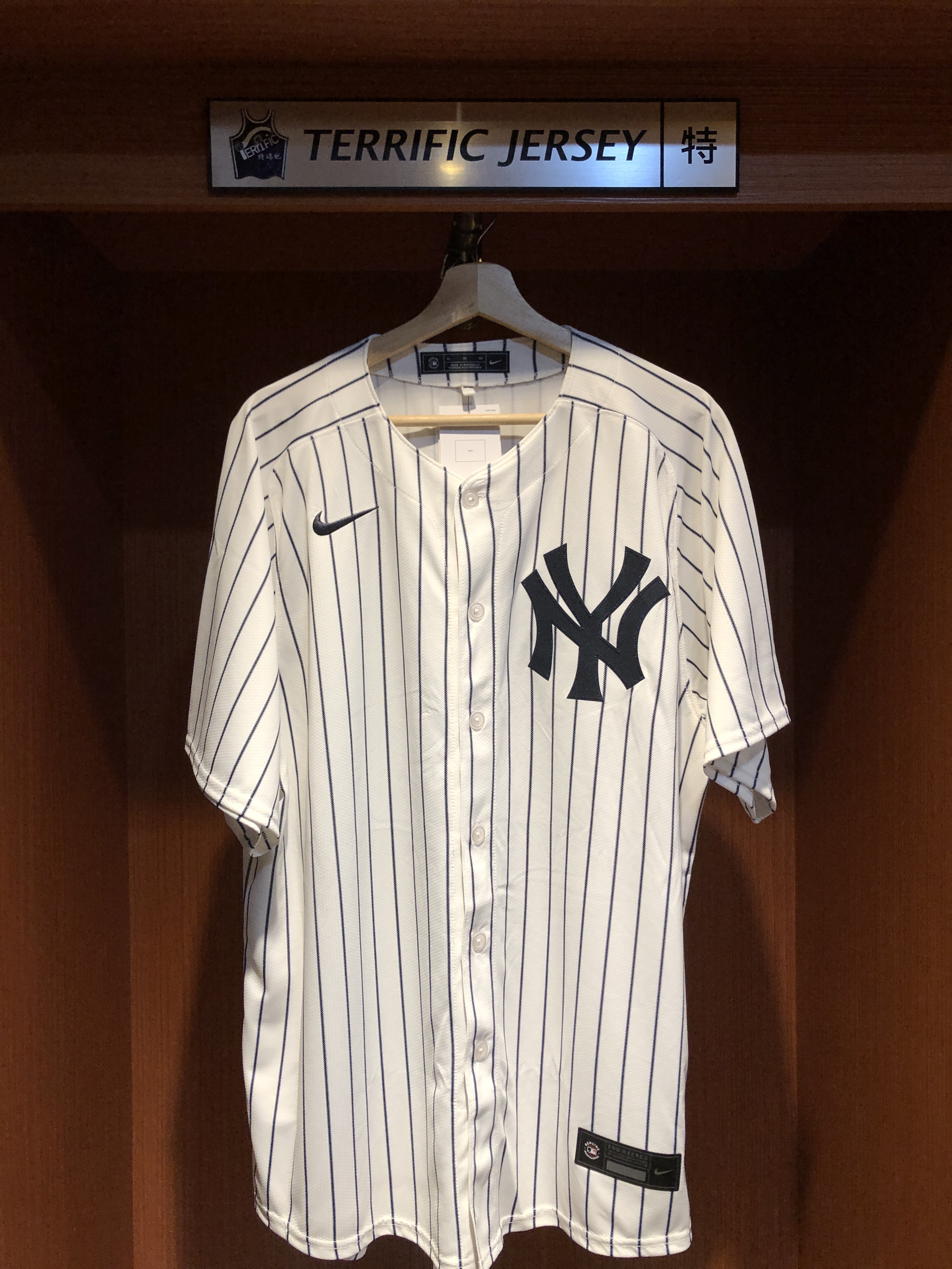 MLB球衣 Aaron Judge 紐約洋基白條紋 Nike Limited Player Name Jersey 球迷版 熱轉印 全新