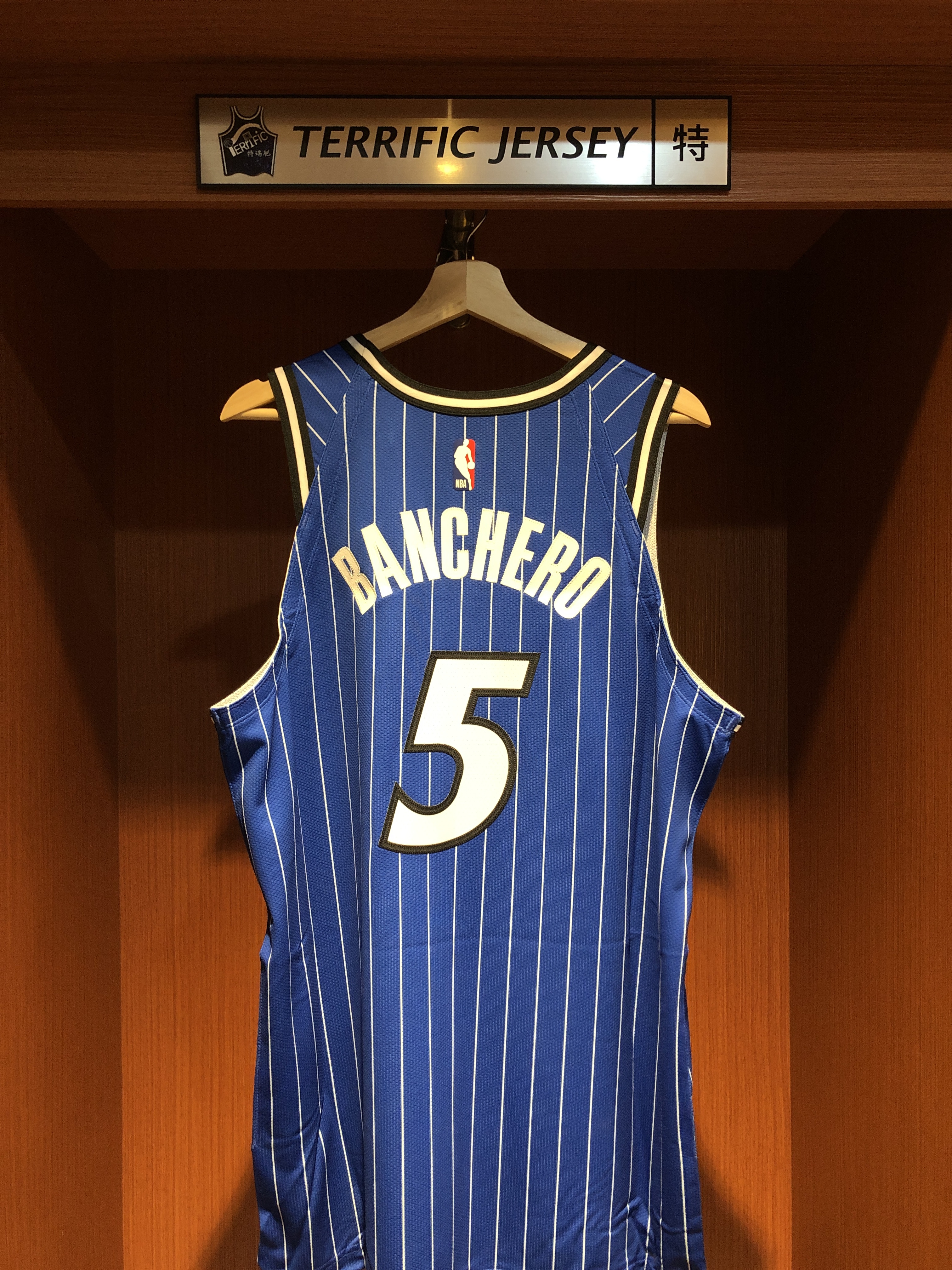 NBA球衣 Paolo Banchero 奧蘭多魔術藍 條紋 Icon Nike Authentic 球員版 電繡 全新