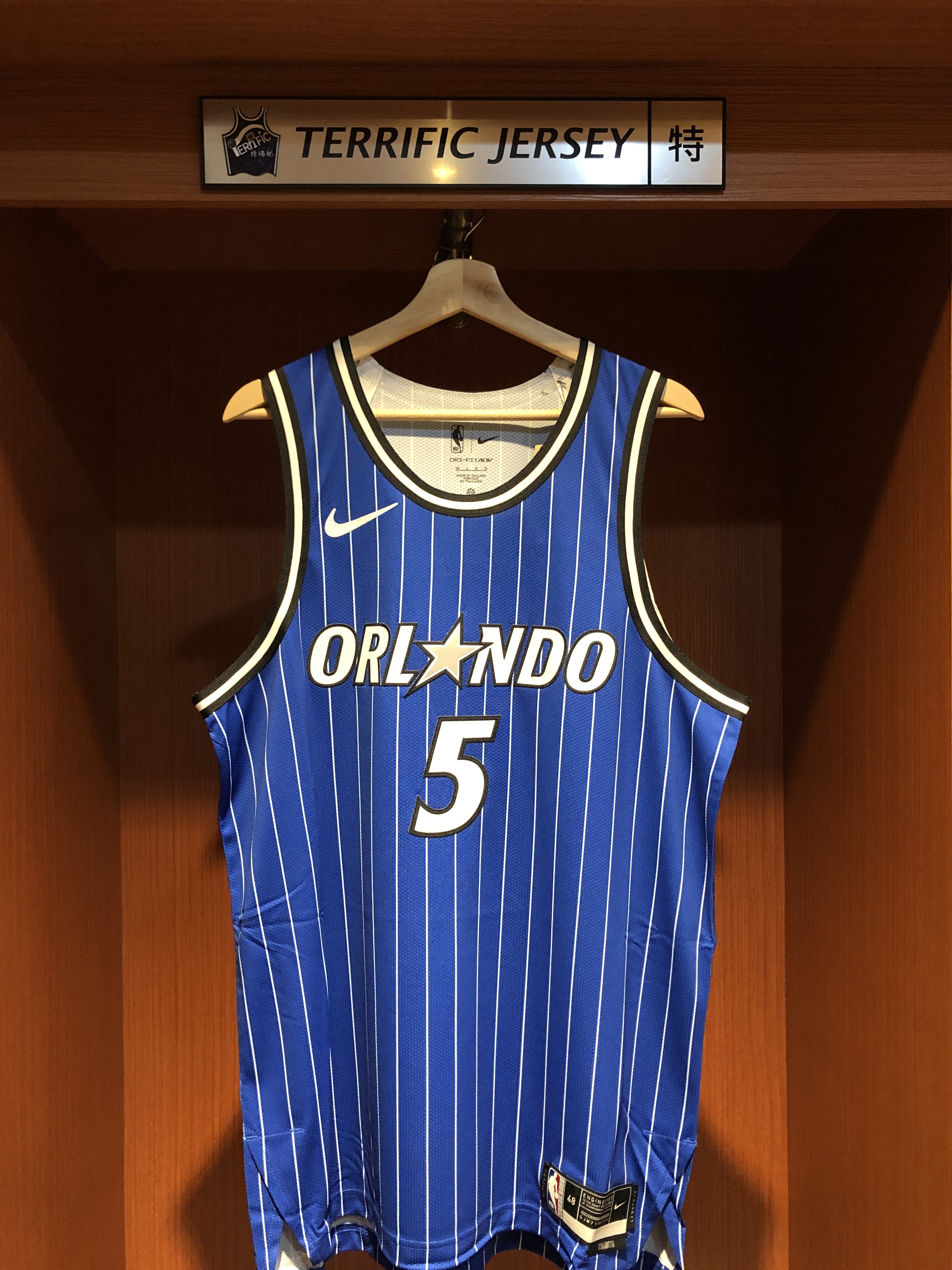 NBA球衣 Paolo Banchero 奧蘭多魔術藍 條紋 Icon Nike Authentic 球員版 電繡 全新