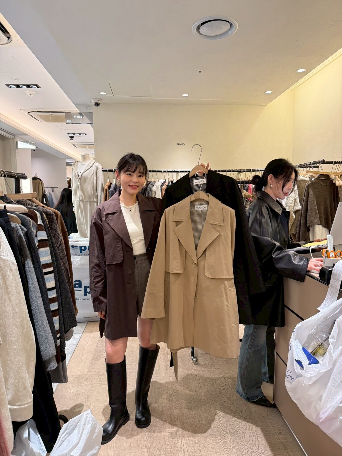 WJ5128 韓劇女主翻領腰帶西裝外套