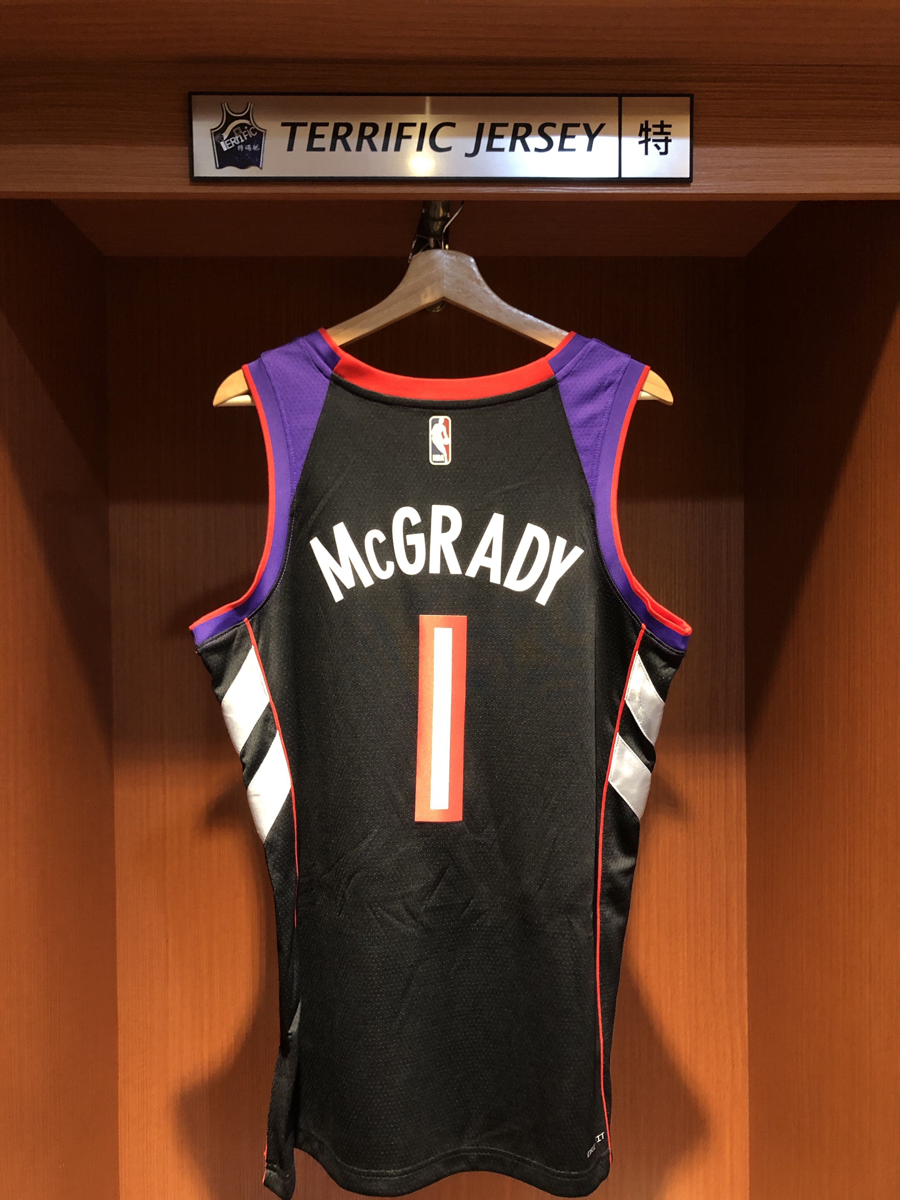 NBA球衣 Tracy McGrady 多倫多暴龍復古 HWC Nike Swingman 球迷版 熱轉印 全新