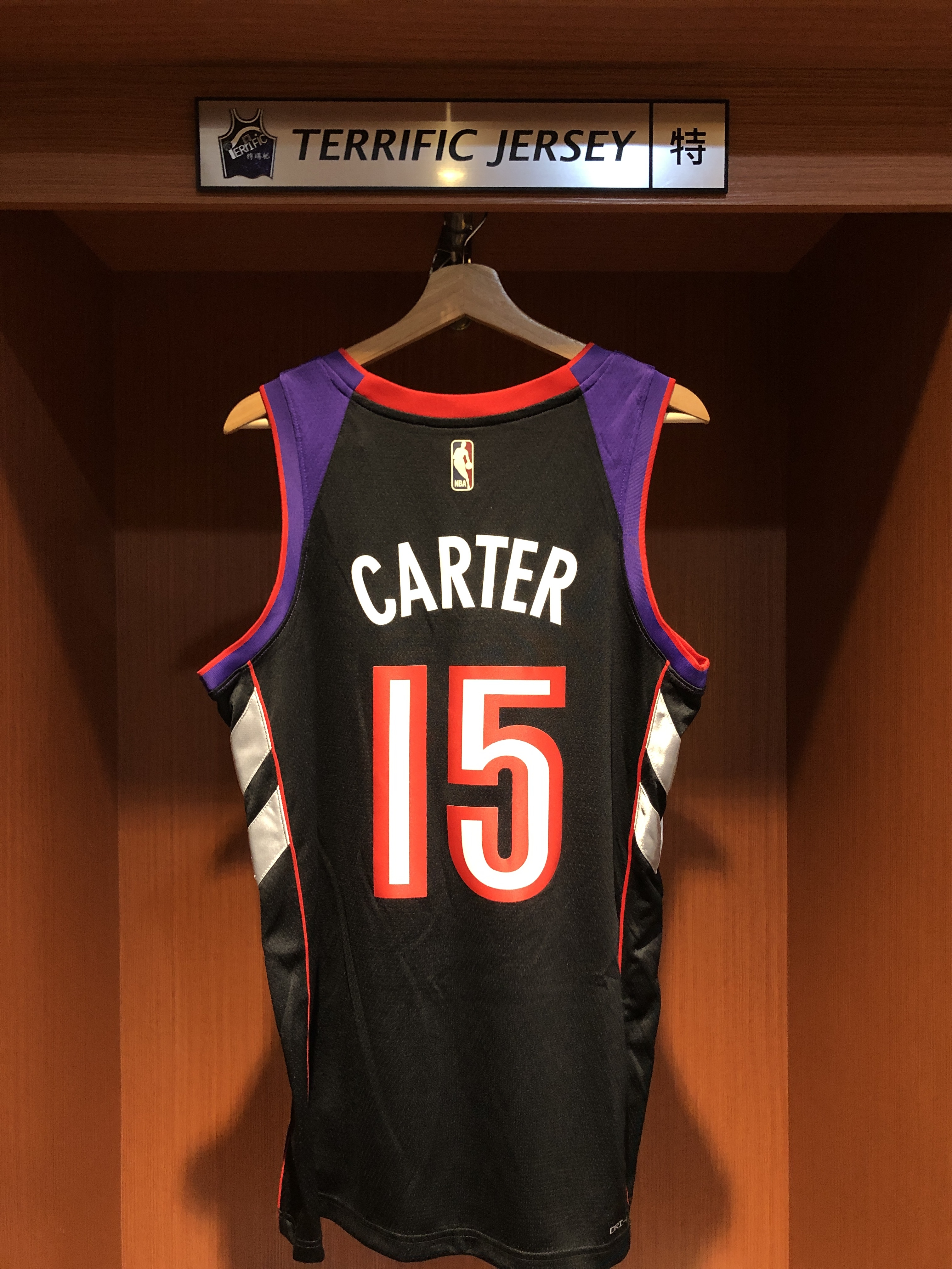 NBA球衣 Vince Carter 多倫多暴龍復古 HWC Nike Swingman 球迷版 熱轉印 全新