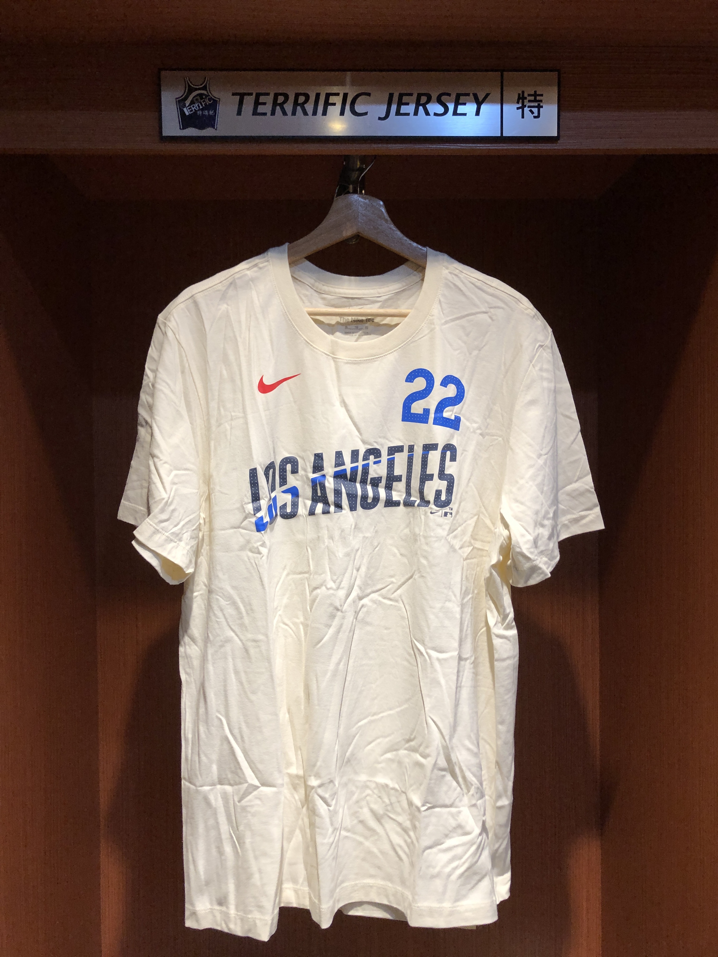 MLB短袖 Clayton Kershaw 洛杉磯道奇城市 City Nike Player Name Tee 棉質 短袖 全新