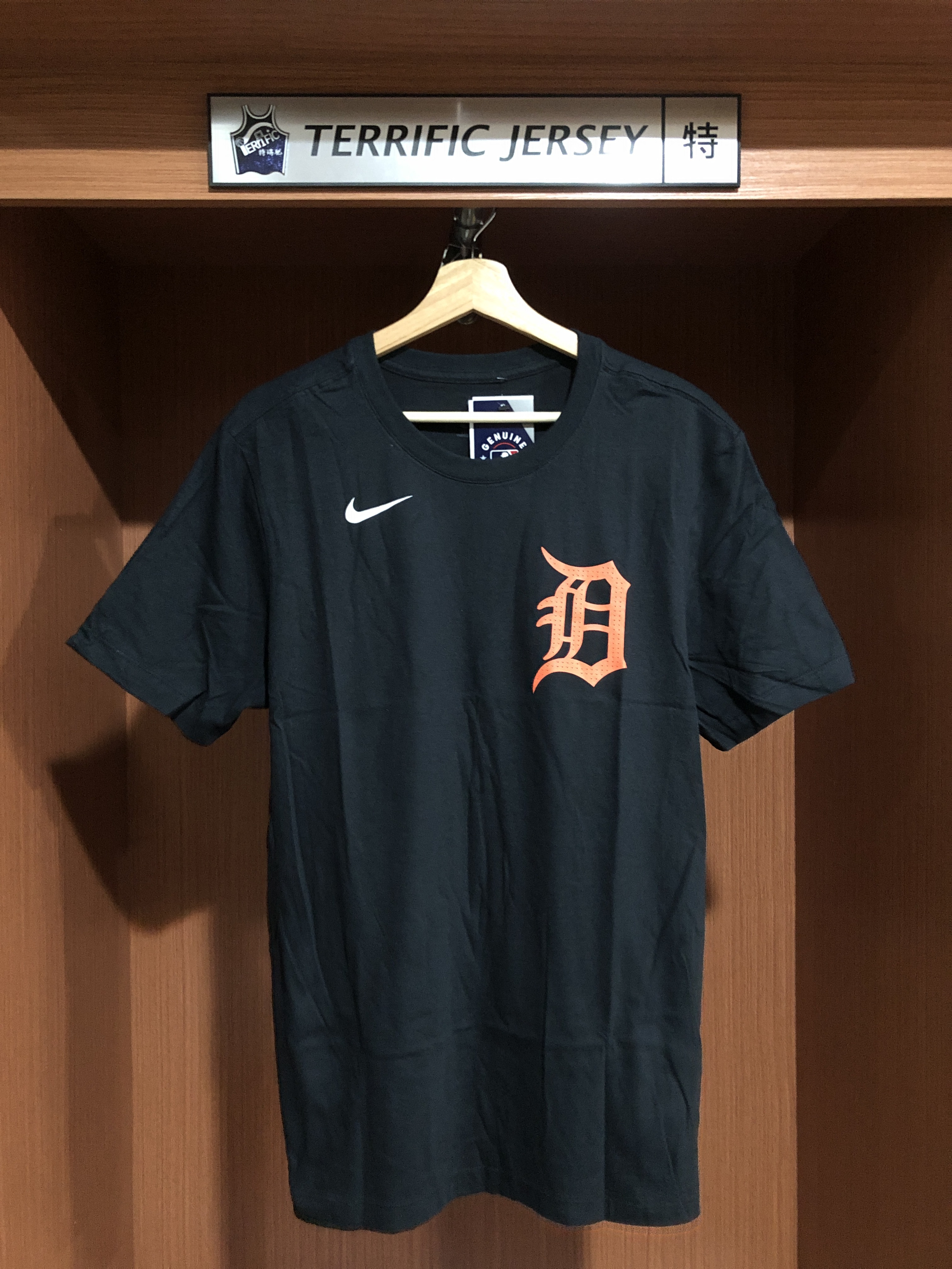 MLB短袖 Tarik Skubal 底特律老虎黑 Nike Player Name Tee 棉質 短袖 全新