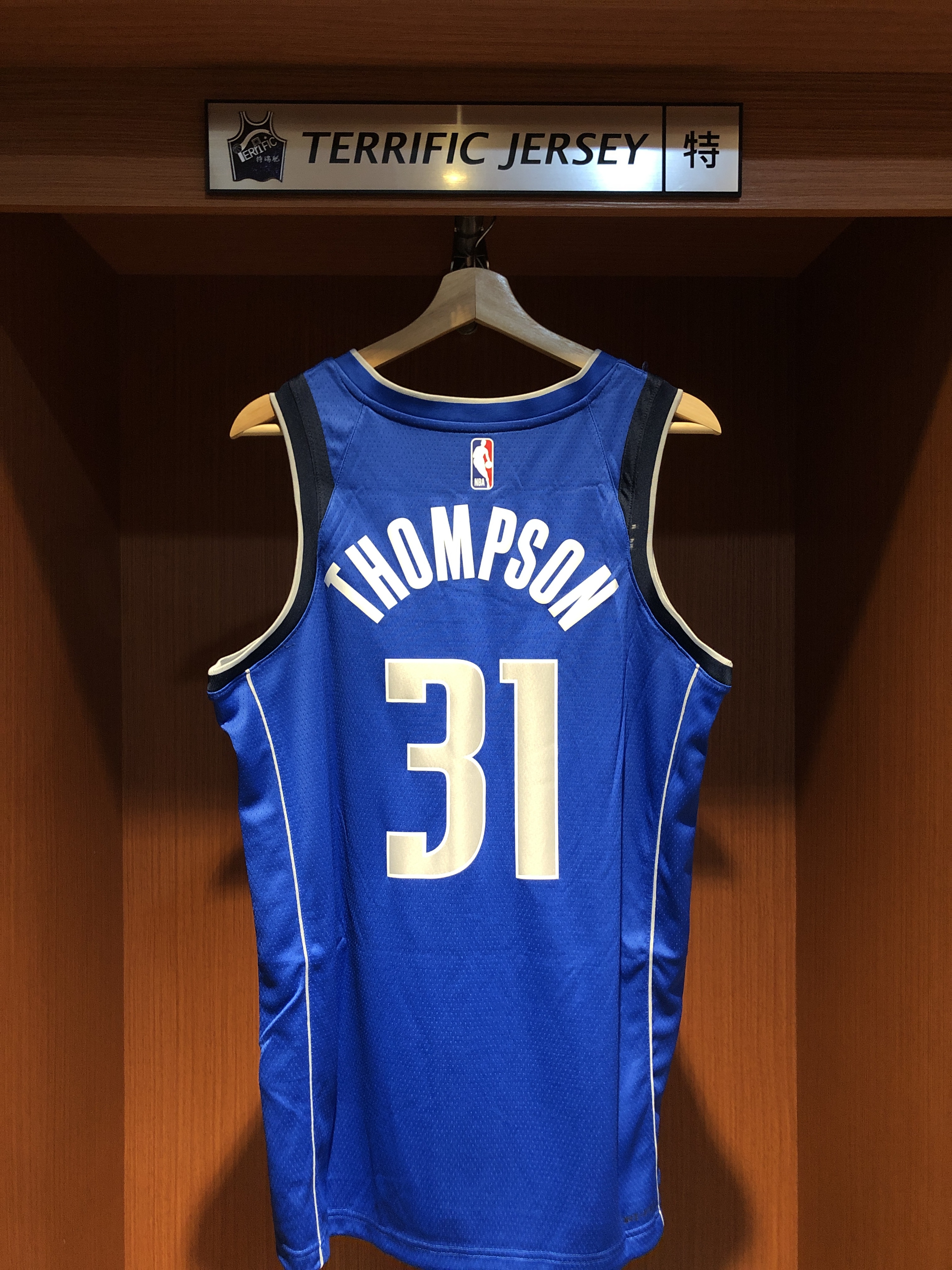NBA球衣 Klay Thompson 達拉斯小牛藍 Icon Nike Swingman 球迷版 熱轉印 全新