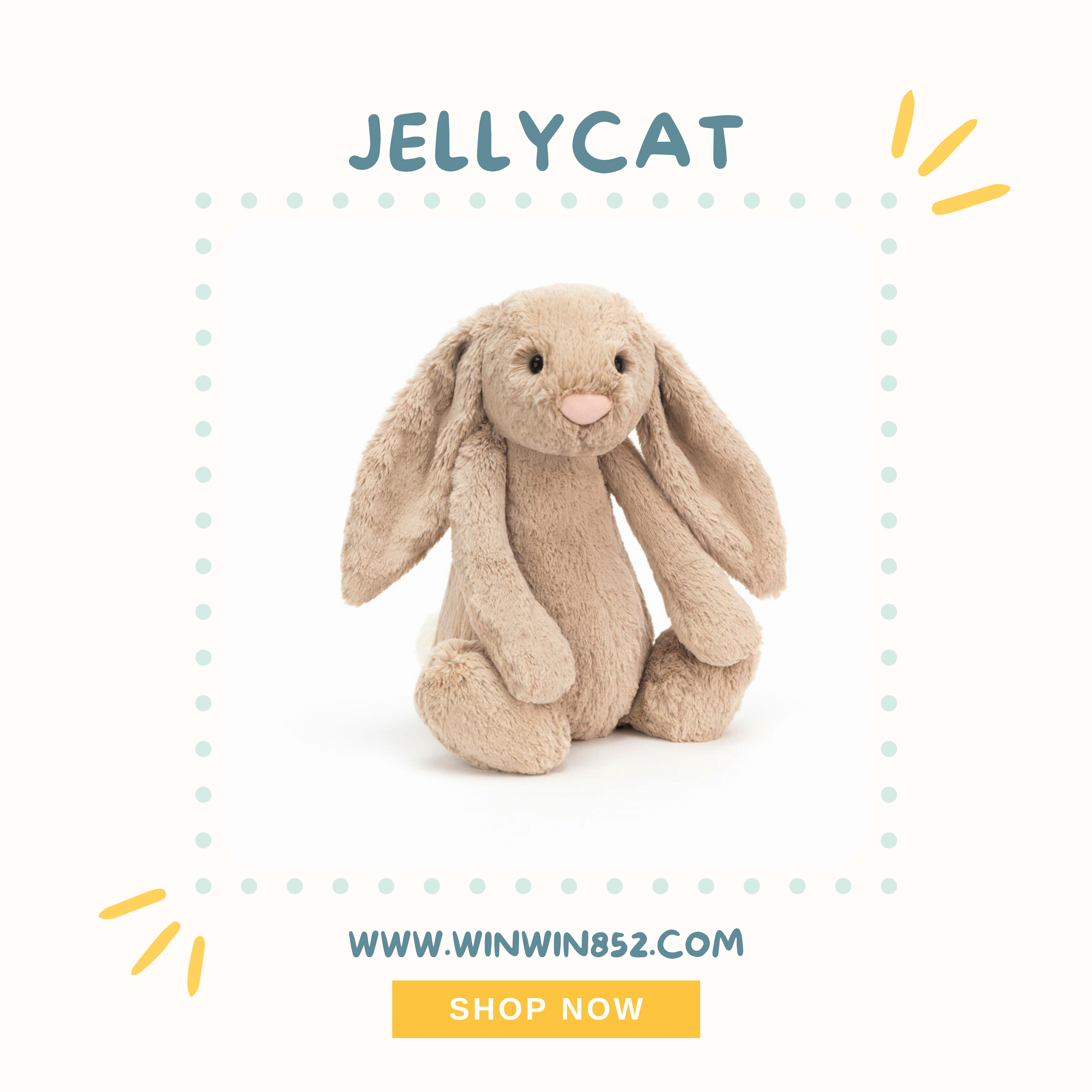 Jellycat Bashful Beige Bunny Huge 51cm