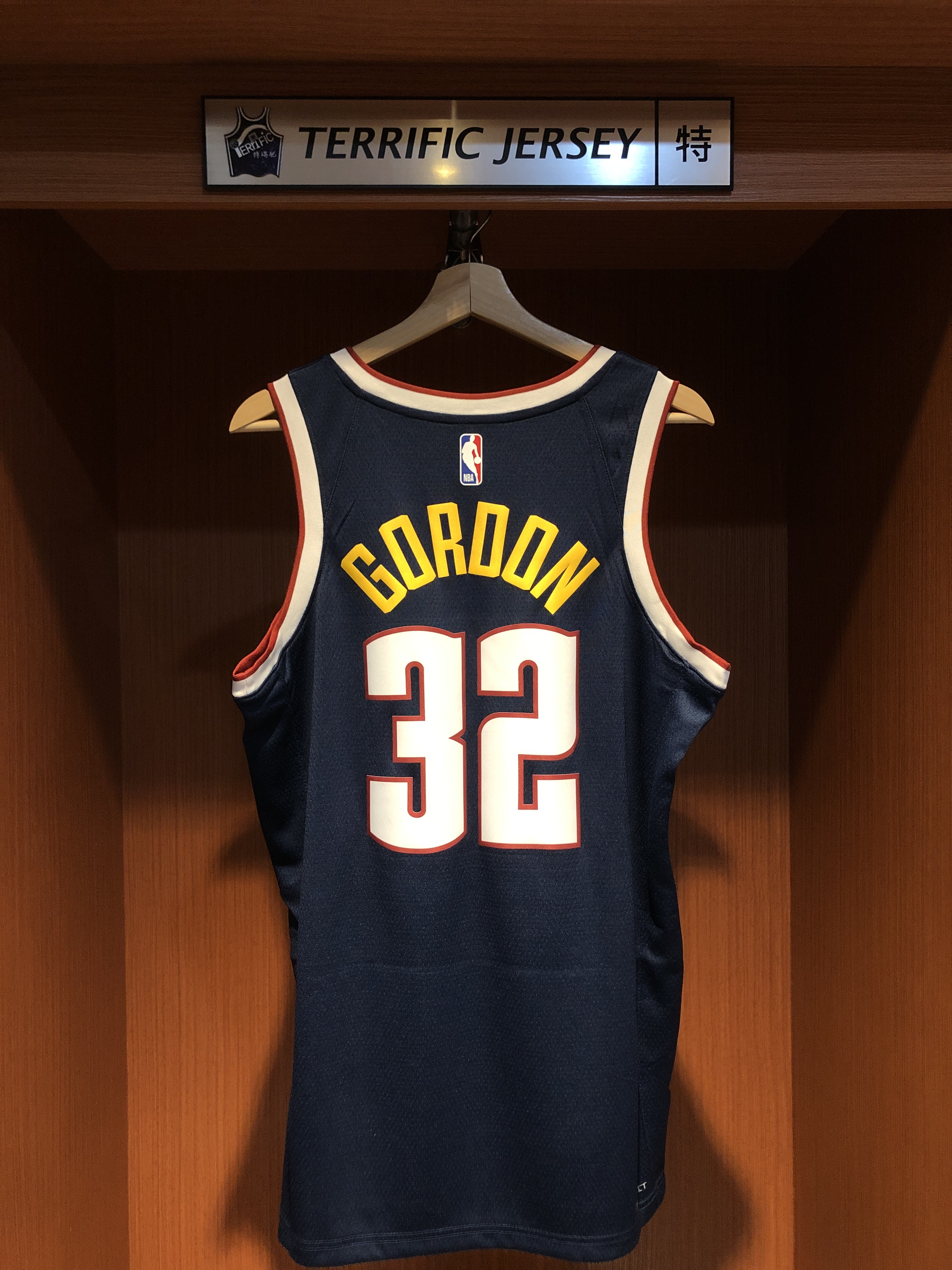 NBA球衣 Aaron Gordon 丹佛金塊深藍 Icon Nike Swingman 球迷版 熱轉印 全新