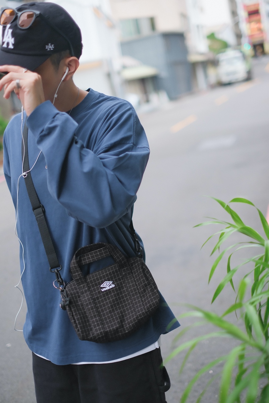 ｜日本別注款🇯🇵｜Umbro Outdoor 格紋 2Way Boston Bag