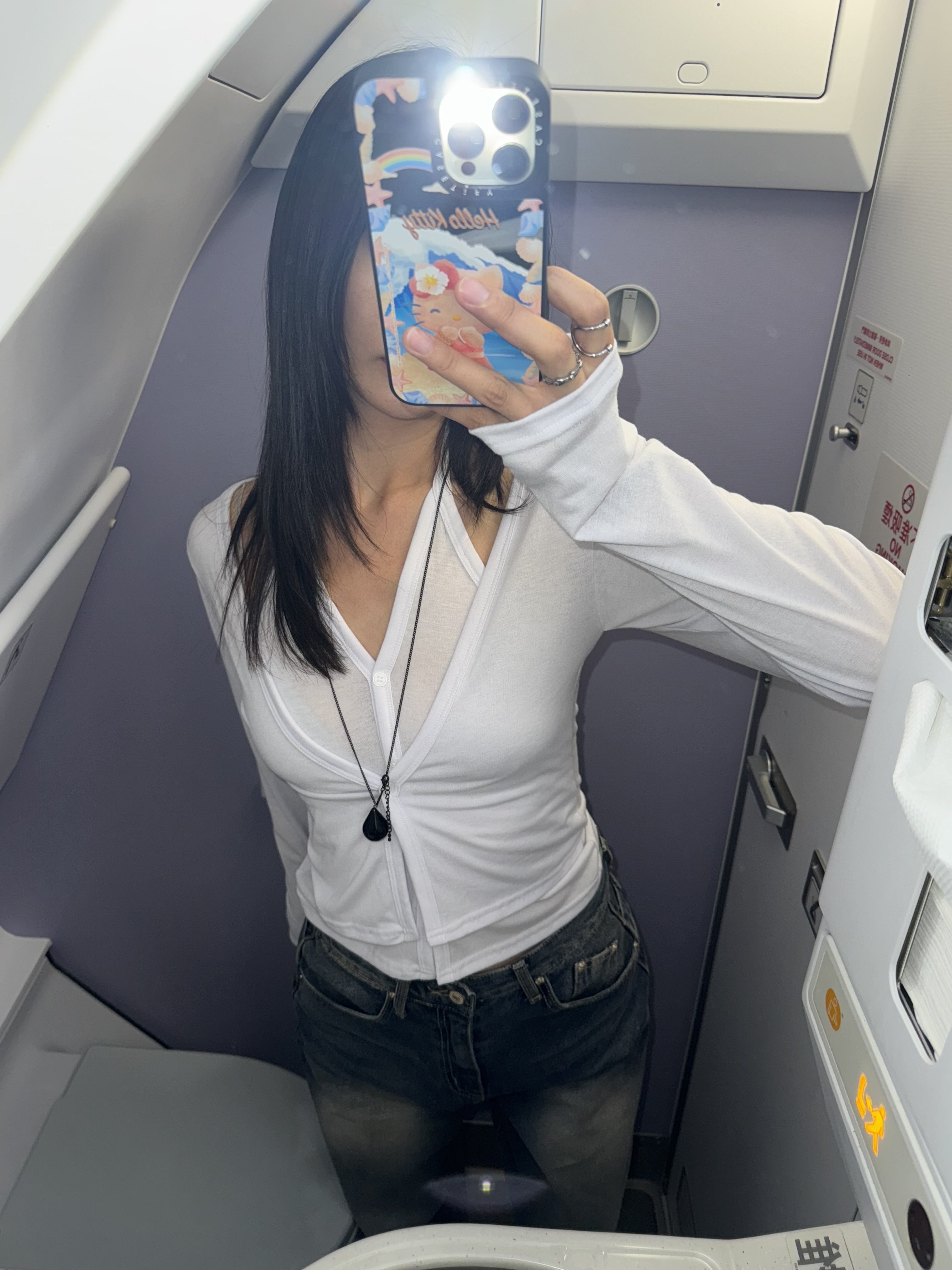 (訂購)假兩件掛頸背心外套SET T1021(白/深灰/黑)